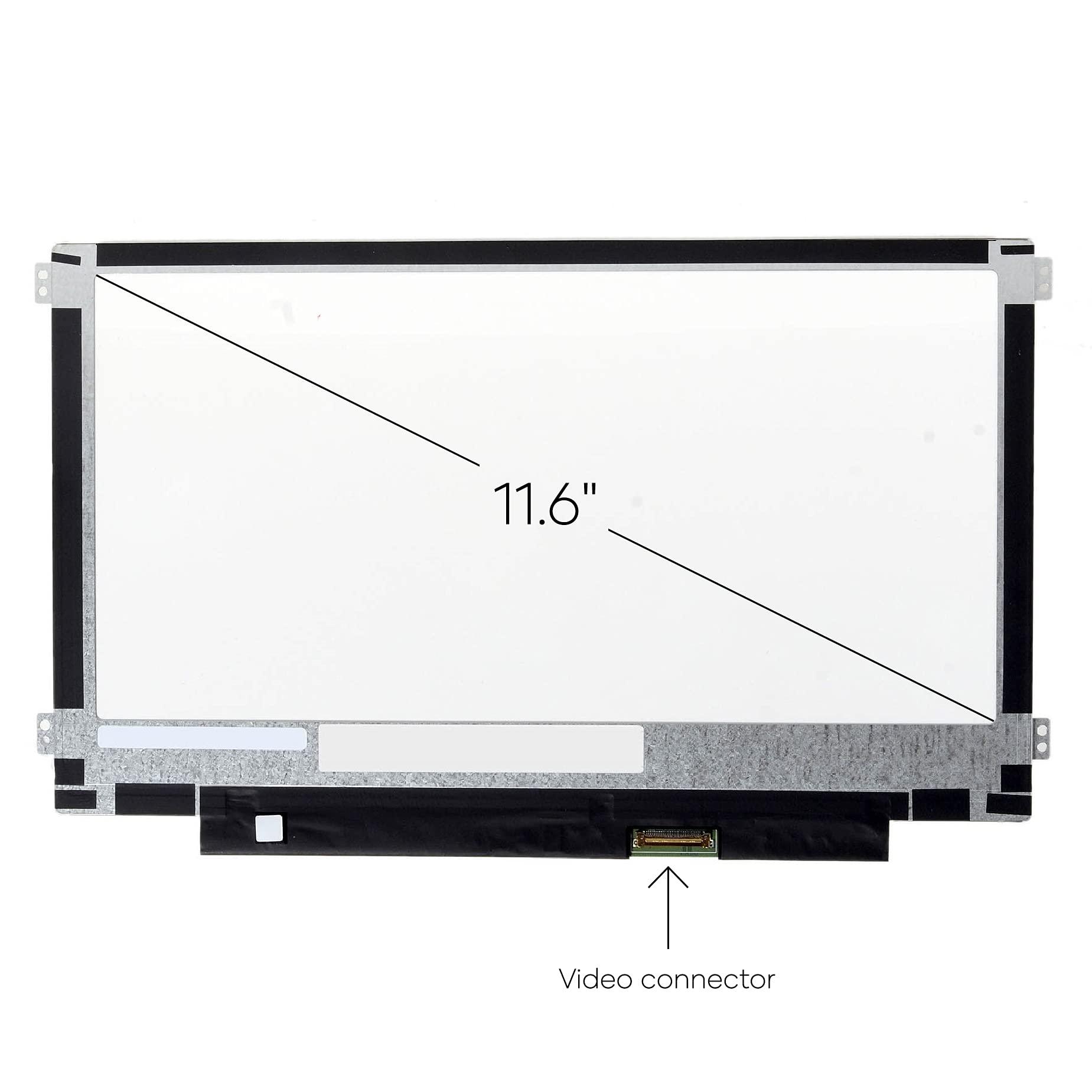 LCDBros LCDBros Screen Replacement for NT116WHM-N42 V8.0 HD 1366x768 Matte LCD LED Display