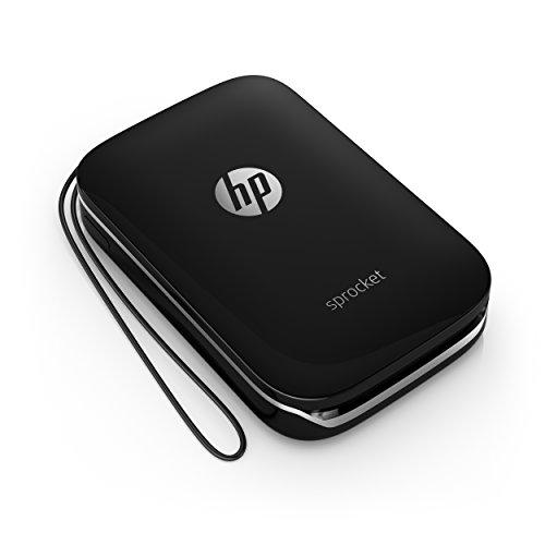 HP Sprocket HP Sprocket Portable Photo Printer, Print Social Media Photos on 2x3" Sticky-Backed Paper - Black (X7N08A)