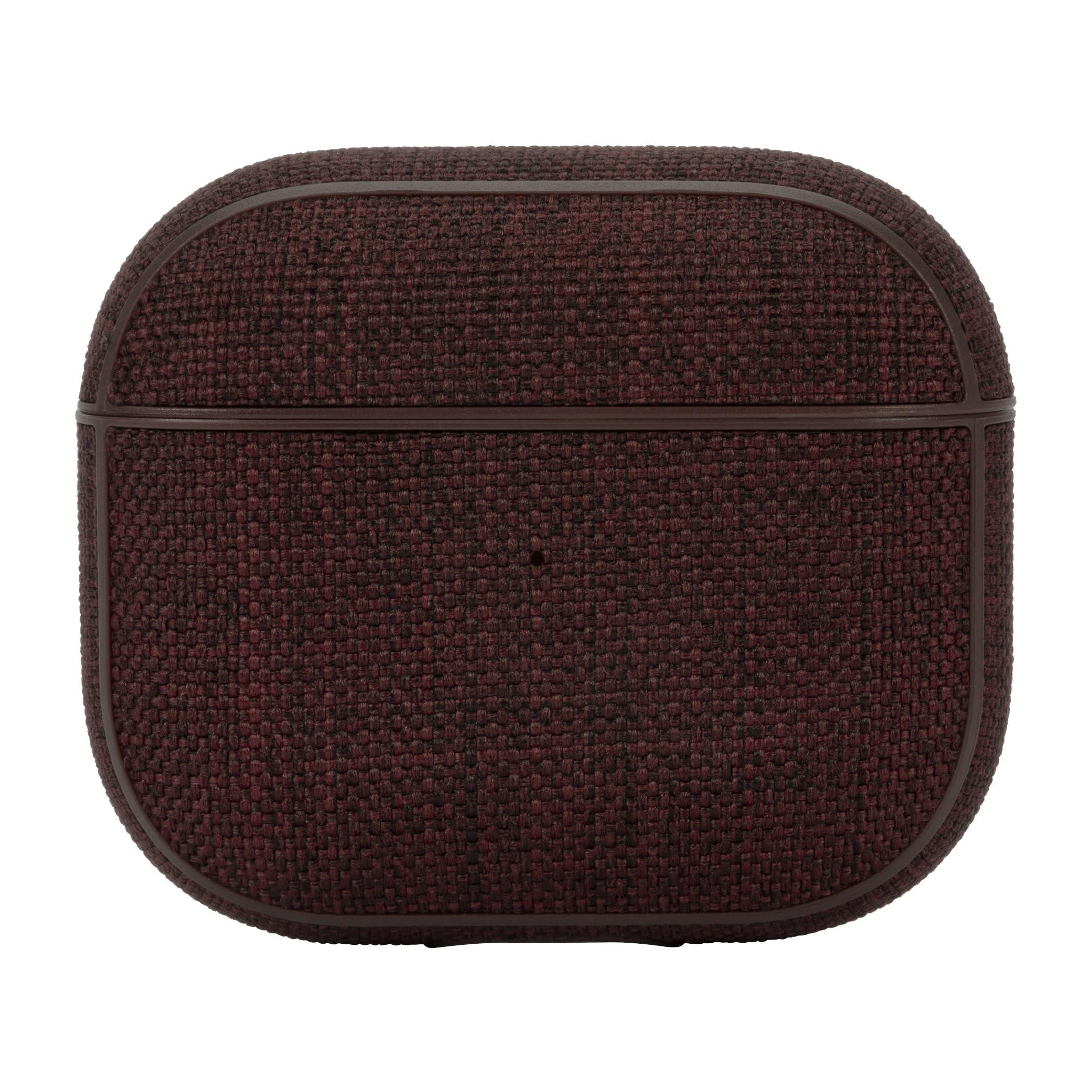 Incase Incase Airpods Case in Woolenex - Airpod 3rd Gen Case - Durable, Lightweight and Protective Cover with Premium Fabric, Scratch-Resistant Design, and Precision Fit for Everyday Use - Deep Red