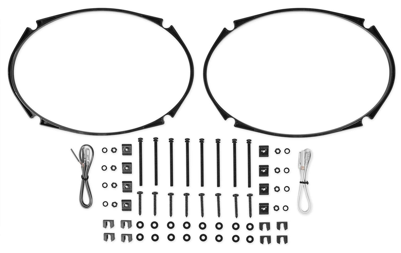 Alpine Pair Alpine S-S69 260 Watt 6x9 Coaxial 2-Way Car Audio Speakers Bundle with METRA 72-7800 Speaker Connector Harness Compatible with 1999-2000 Honda Civic