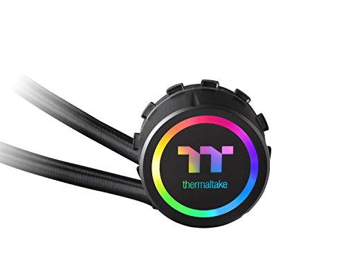 Thermaltake Thermaltake Floe 360mm, 16.8 Million Color Software Enabled (TT RGB Plus/Alexa/Razer Chroma), AMD (AM5/AM4)/Intel (LGA 2066/1200), AIO CPU Liquid Cooler CL-W158-PL12SW-A Black