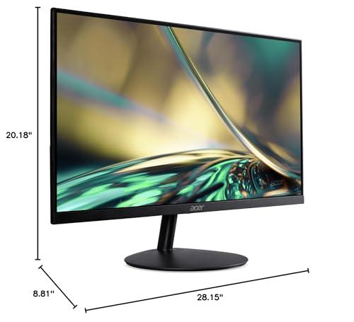 acer Acer SB322QK bmiipx 31.5" UHD 3840 x 2160 Zero-Frame Gaming Office Monitor | Adaptive-Sync Support (FreeSync Compatible) | Ultra-Thin Design | VESA Mounting Compliant | Tilt | DP & HDMI Ports