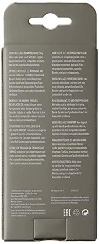 Garmin Garmin Quick Release Band, 20mm, White with Light Gold Hardware, Small/Medium