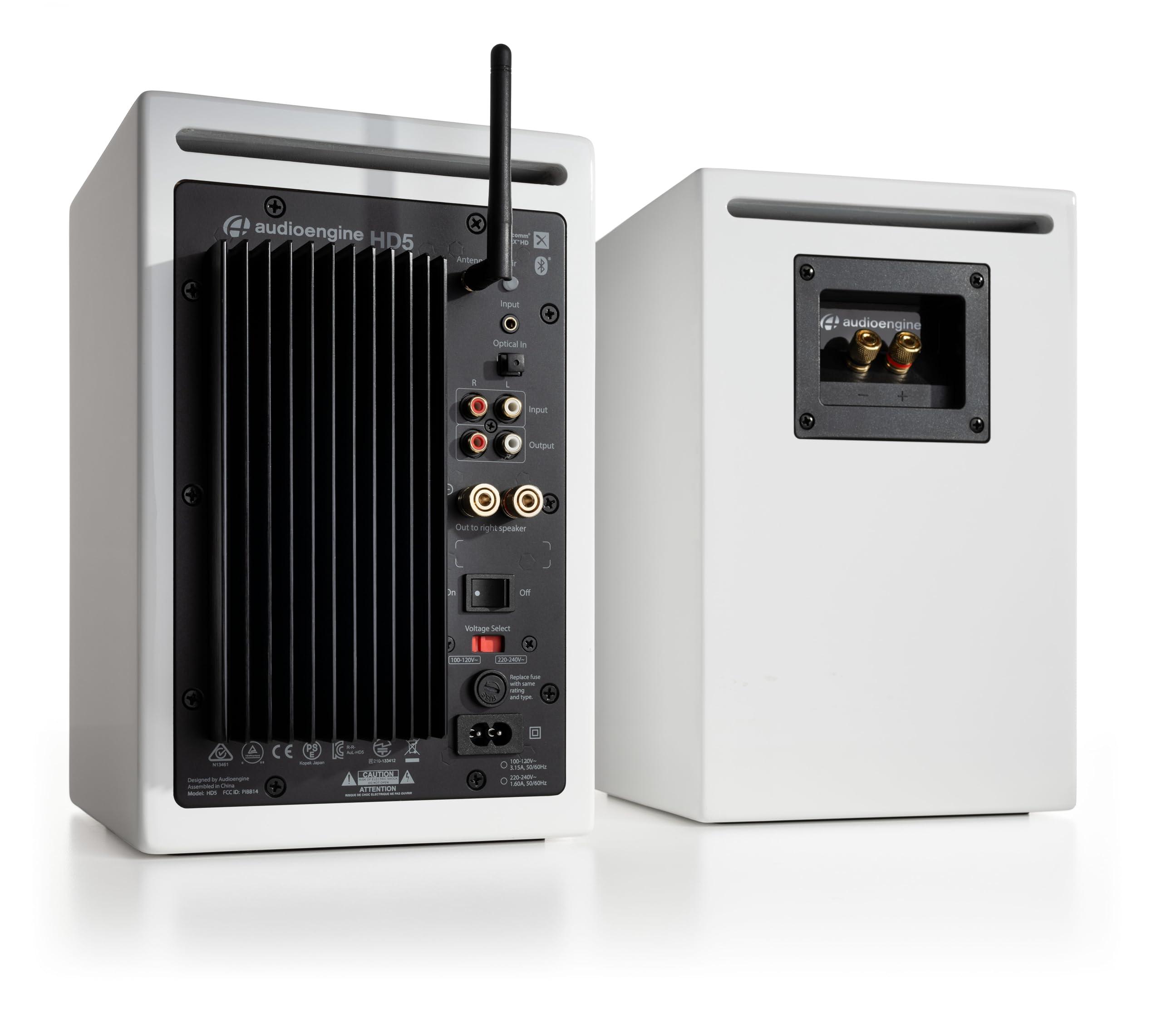 Audioengine Audioengine HD5 150W Premium Bluetooth Bookshelf Speakers for Home Theaters and Studios