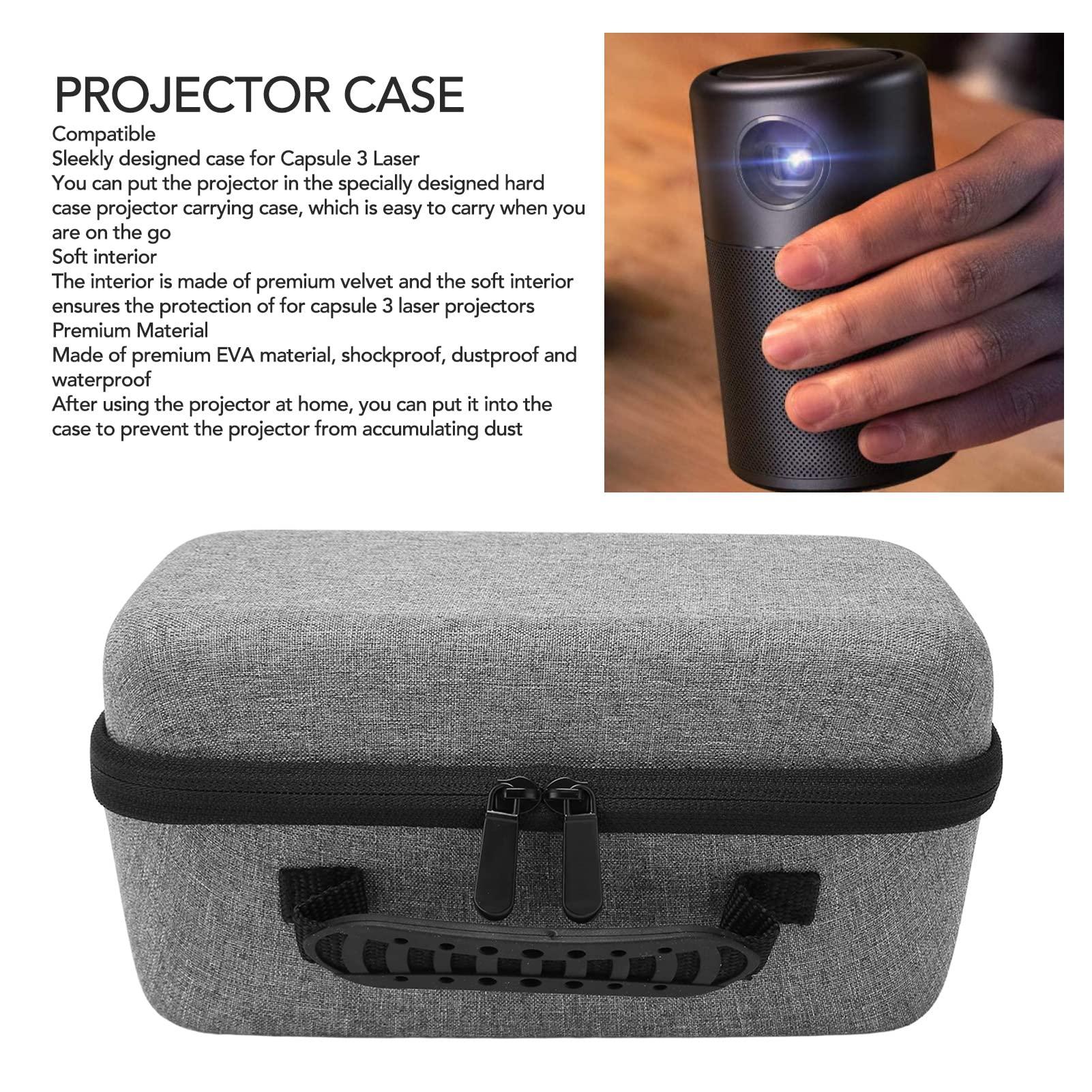 Gavigain Projector Case, Projector Travel Carrying Bag,Resistant Waterproof Shakeproof Projector Carrying Case,Travel Carrying Storage Bag Fits Most Mini Projectors and Accessories