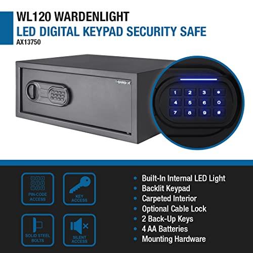 BARSKA Barska AX13750 WardenLight WL120 Mini LED Digital Keypad Safe