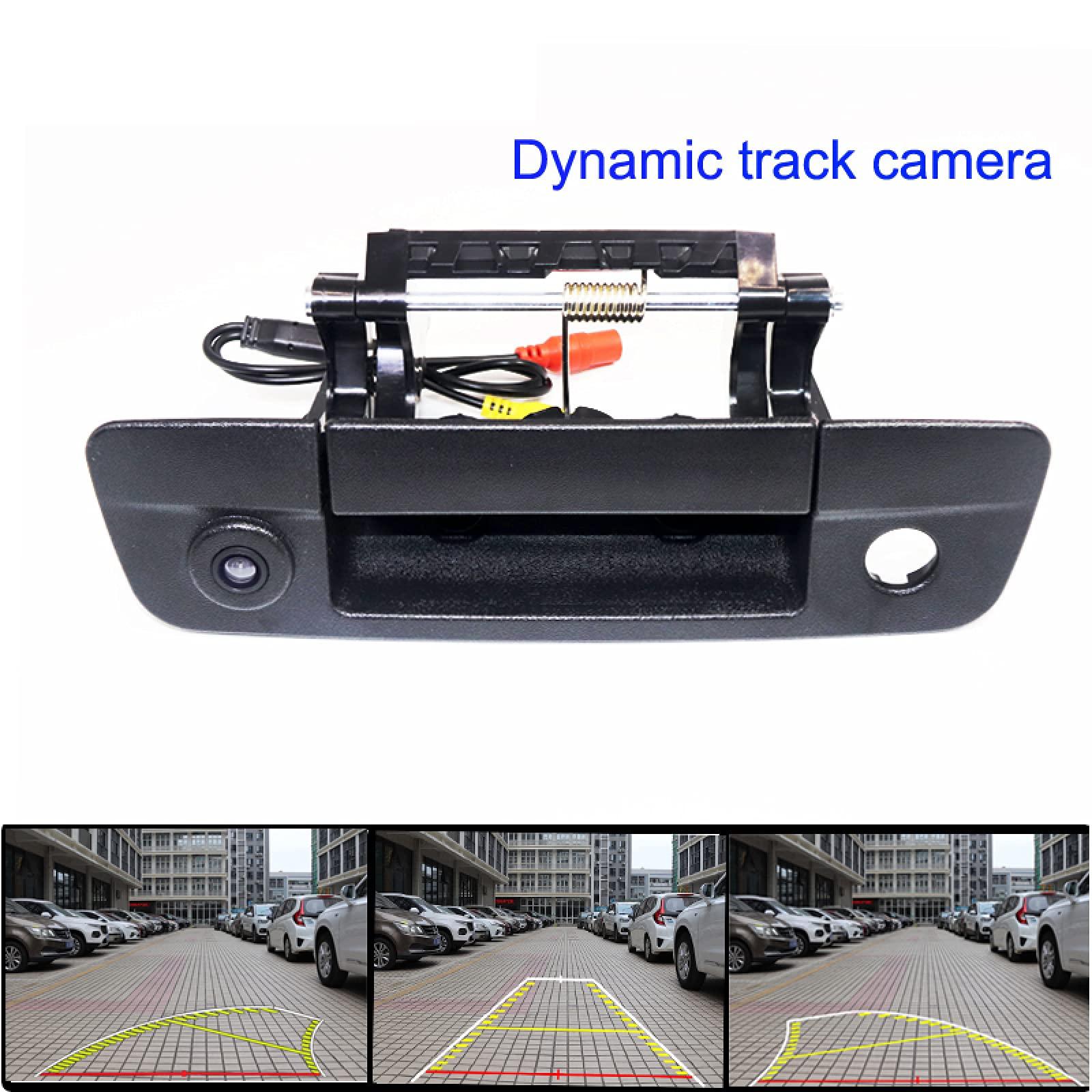 BAWAQAF BAWAQAF Car Reversing Cameras, for Dodge RAM 1500 2500 3500 2009-2015, Dynamic Trajectory Tracks car Rear View Reversing Parking Camera