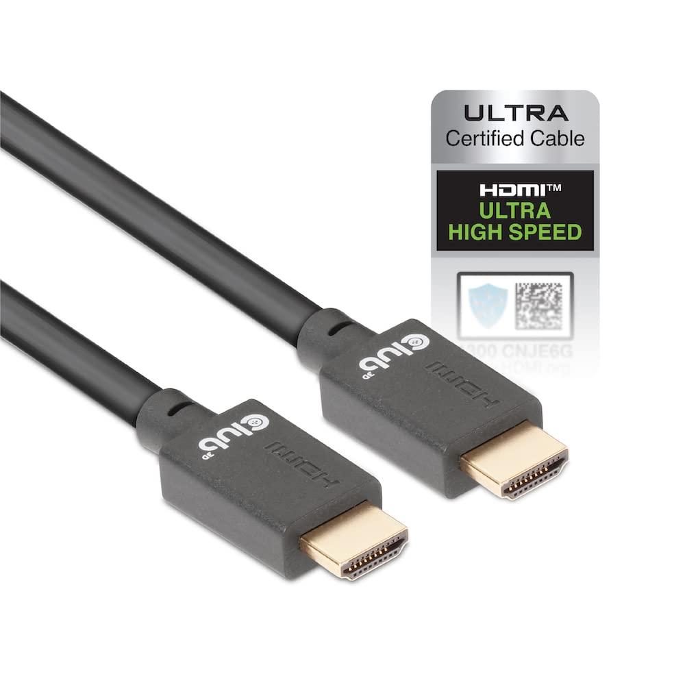 Club 3D Club 3D CAC-1375 Ultra High Speed HDMI 2.1 Certified Cable 4K 120Hz 8K 60Hz M/M 5m - 16.6ft