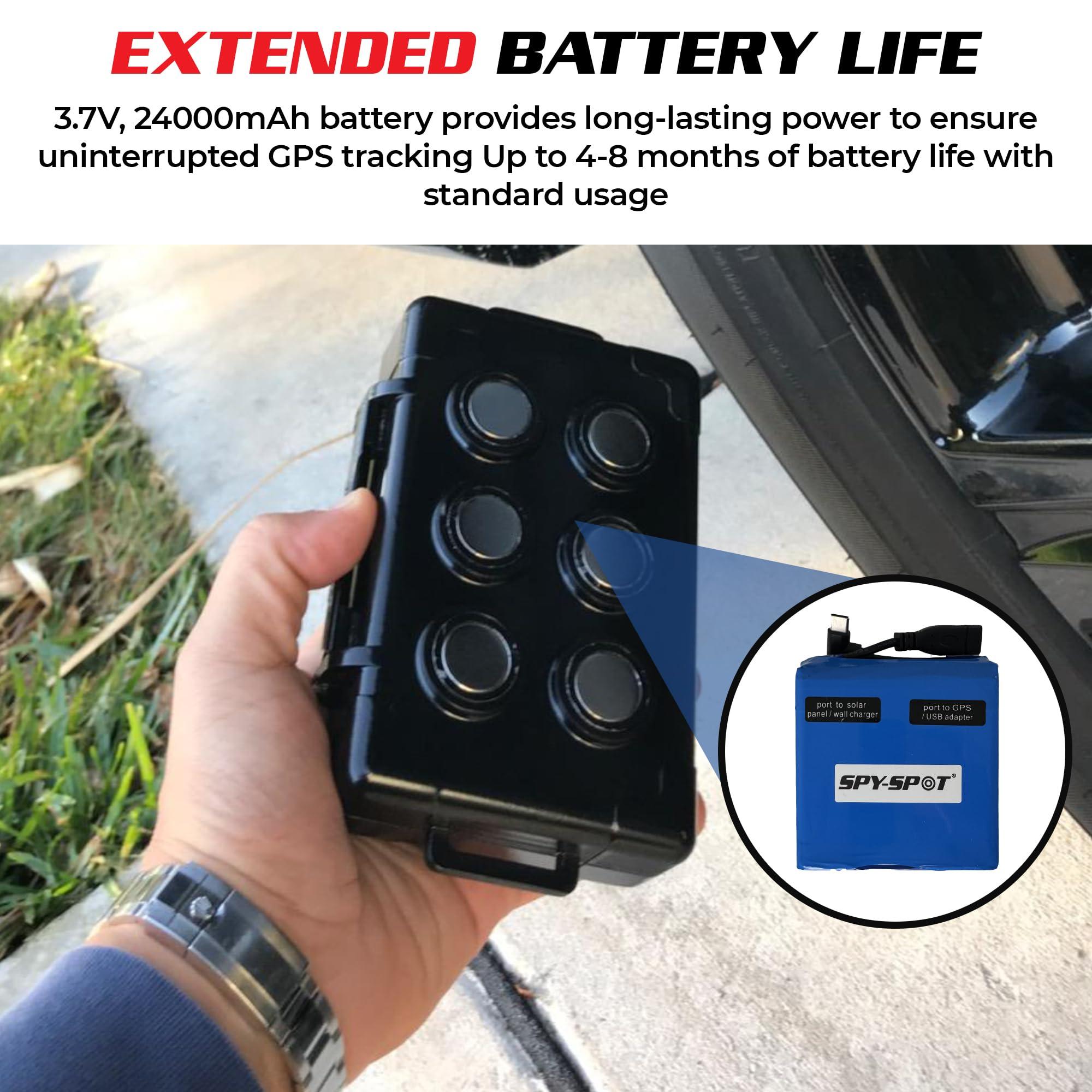 Spy Spot SpySpot Tracking Kit - 4G Queclink GL320MG GPS Tracker with Magnetic Waterproof Case, Battery and USB Adapter - Subscription Required