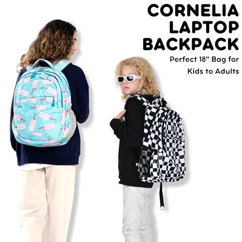 J World New York J World New York Cornelia School Backpack for Kids. Cute Womens Laptop Bookbag, Galaxy, 18 X 12.5 X 8 (H X W X D)