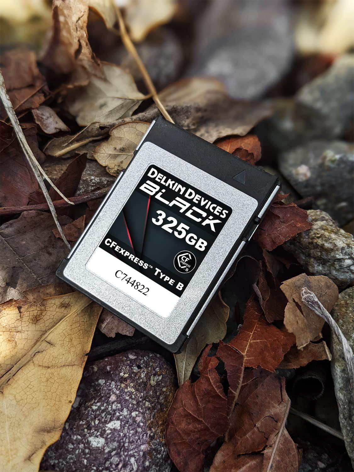 Delkin Devices DELKIN DEVICES 325GB Black CFEXPRESS Type B Memory Card