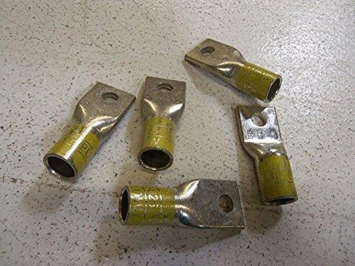 Penn-Union Penn-Union Compression Lug, 1-Hole, Copper, 250 MCM, 3/8" Stud Size, Yellow