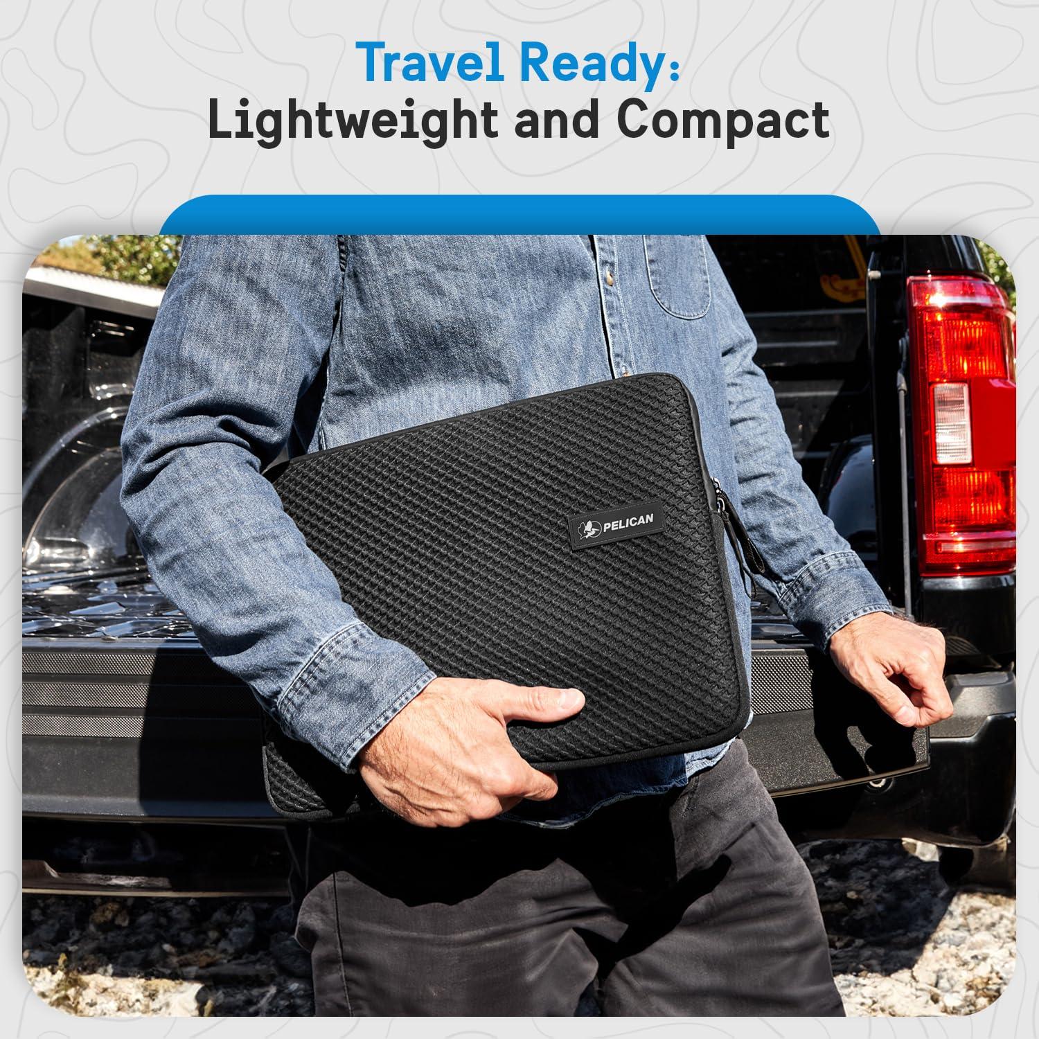 Pelican Pelican Traveler Laptop Case/Sleeve 16 Inch [Padded Exterior] [Compact Design] Weather Resistant and Heavy Duty Laptop Bag for All Laptops from 14 inches up to 16 inches - MacBook Pro/Air - Black