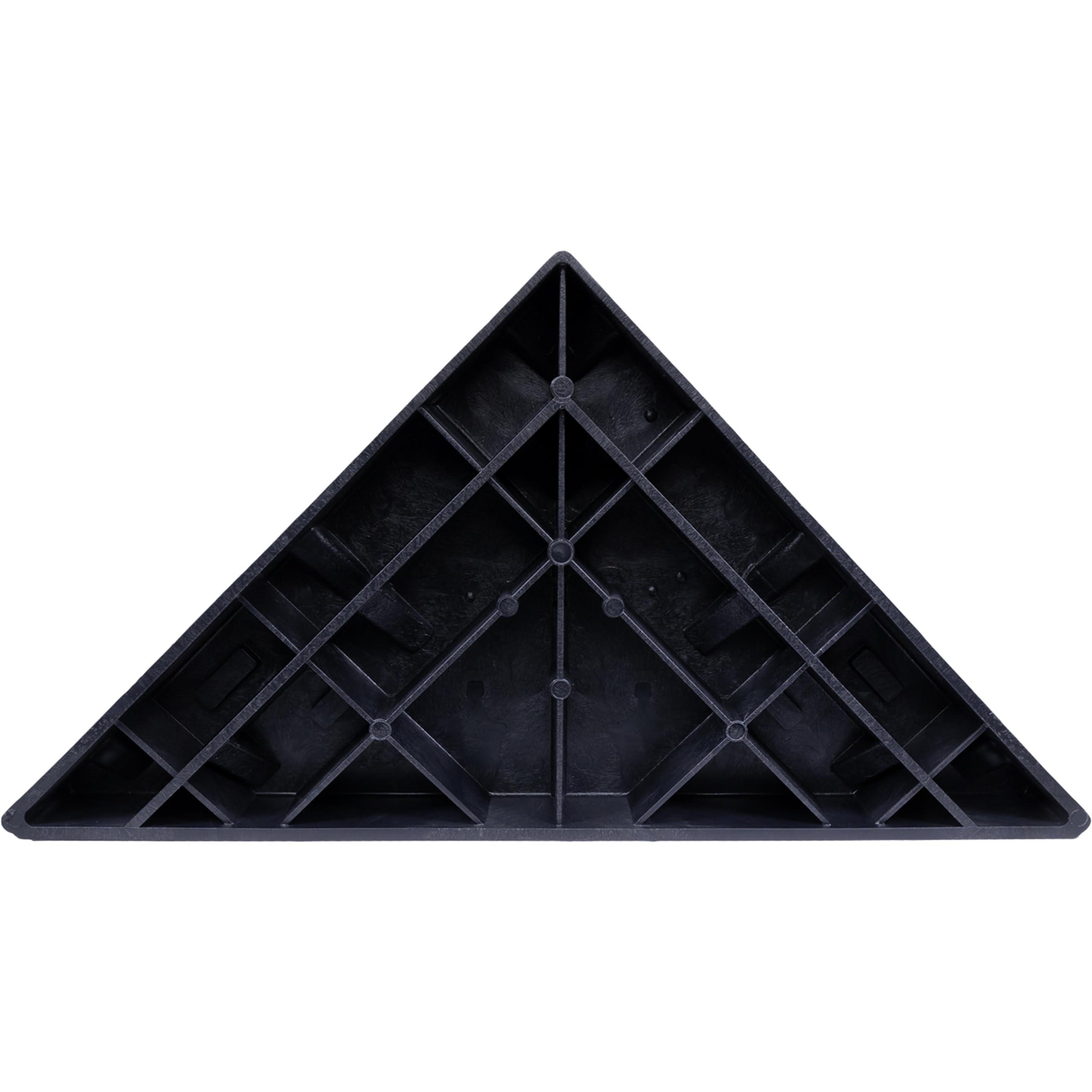 GOOF PROOF SHOWER Goof Proof Shower GPSS-3024 Triangle Tiled Shower Seat, Easy to Install Bench for Shower Stall, 30\"/24\"