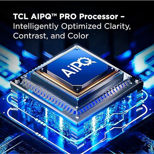 TCL TCL 43-Inch Q65 QLED 4K UHD Smart TV with Google TV (43Q651G, 2024 Model) Dolby Vision, Dolby Atmos, HDR Pro+, Game Accelerator Enhanced Gaming, Voice Remote, Works with Alexa, Streaming Television