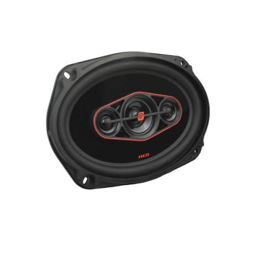 Cerwin-Vega Cerwin Vega HED Series 6\"x9\" 4-Way Coaxial Car Speakers, 4, 65W RMS/, Premium Car Audio System, Durable Steel Frame, Superior Sound Quality, Ideal for Enhanced Car Speaker H7694