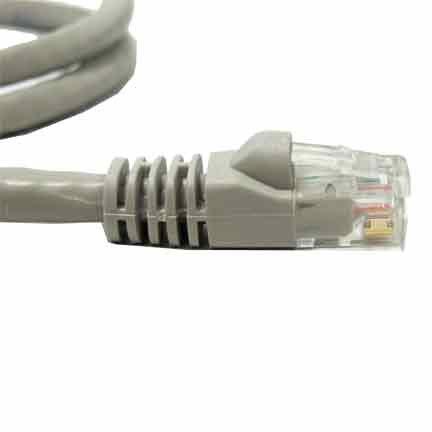 SF Cable SF Cable 100ft Cat 6A Unshielded (UTP) Ethernet Network Cable, 500MHz, 24AWG - Gray