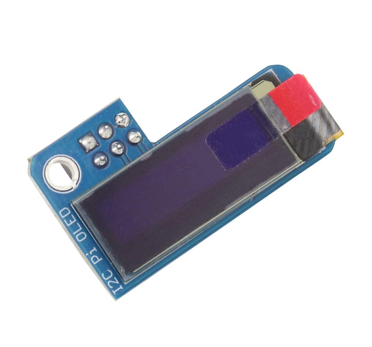 Ferwooh Ferwooh PiOLED 0.91inch OLED Screen Display Module I2C 128X32 Blue for 4B/3B/3B+/2B/B/Zero(Blue)