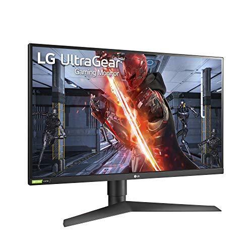 LG LG 27GN750-B UltraGear Gaming Monitor 27” FHD (1920x1080) IPS Display, 1ms Response, 240HZ Refresh Rate, G-SYNC Compatibility, 3-Side Virtually Borderless Design, Tilt, Height, Pivot Stand - Black