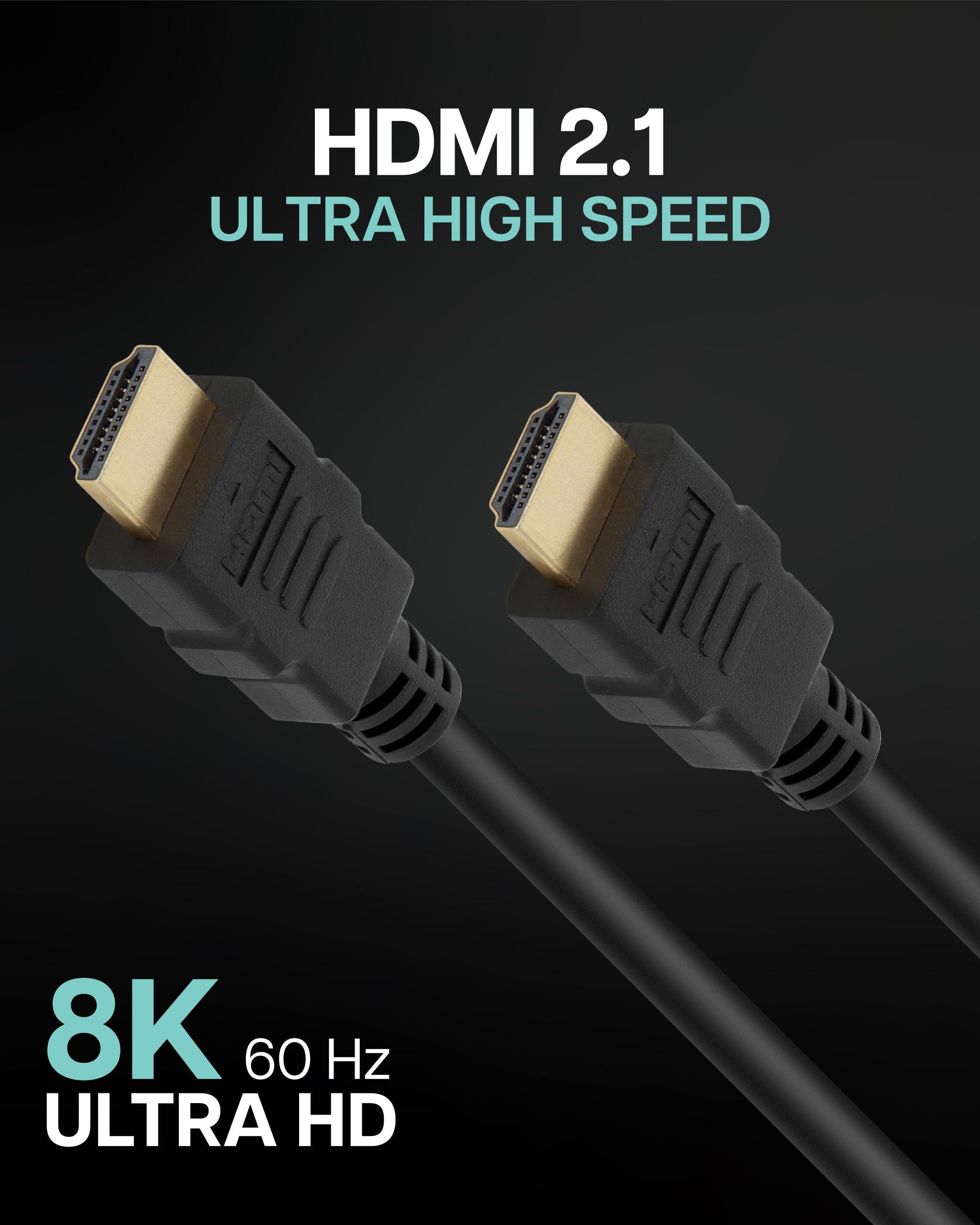 VisionTek VisionTek HDMI 2.1 10 Foot Cable - Compatible with HDTV Formats, OS X, & Windows (M/M) (901464)