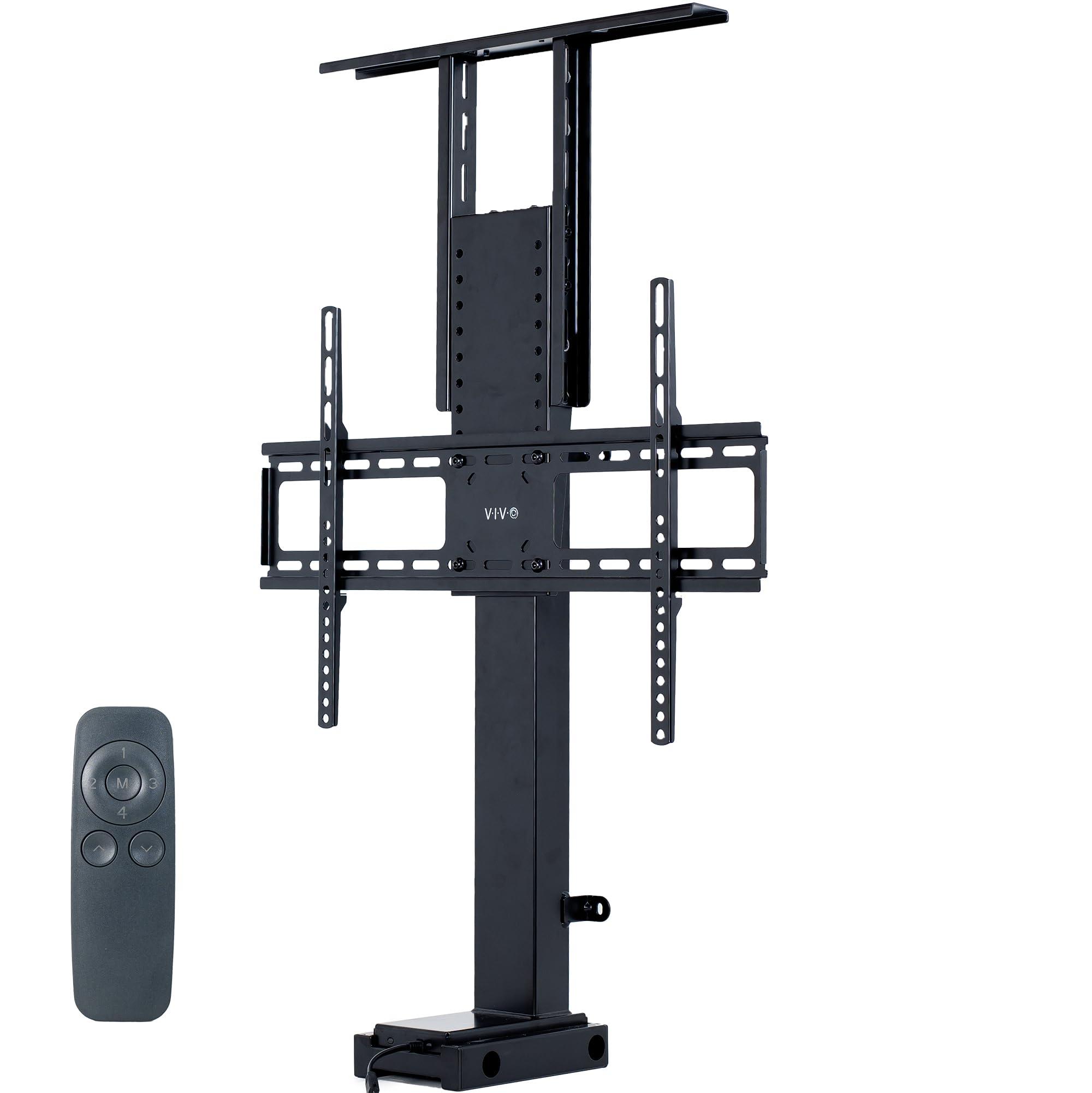 VIVO VIVO Motorized TV Stand for 32 to 65 inch Screens, Vertical Lift Television Stand with Remote Control, Compact TV Mount Bracket, MOUNT-E-UP65A