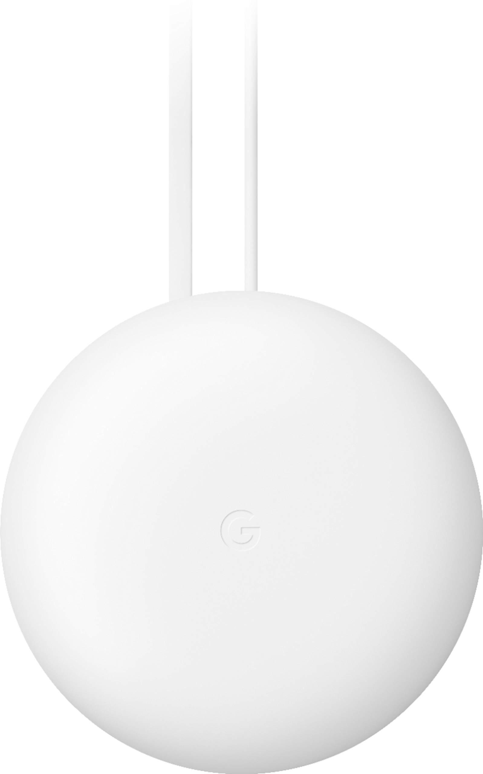Google Google Nest WiFi - AC2200 (2nd Generation) Router and Add On Access Point Mesh Wi-Fi System (3-Pack, Snow)