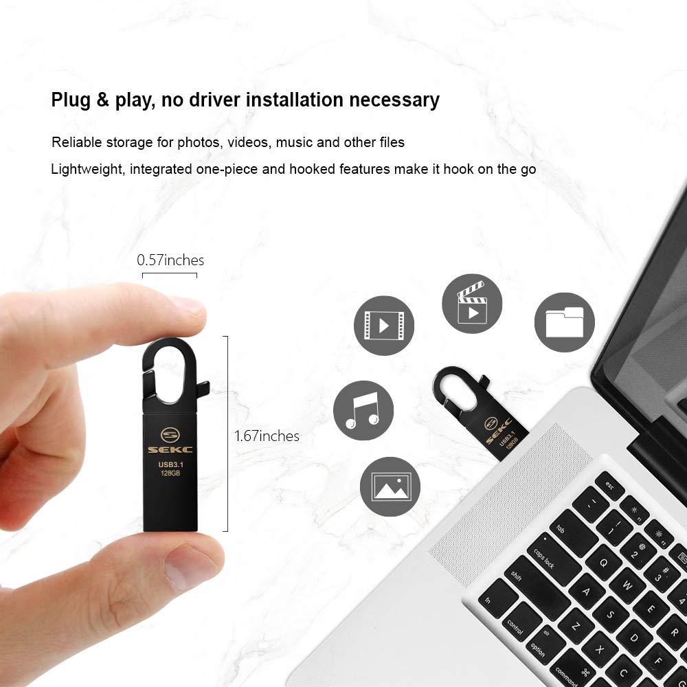 SEKC SEKC 128GB USB 3.1 Hook Memoria Flash Drive - SDM32128G