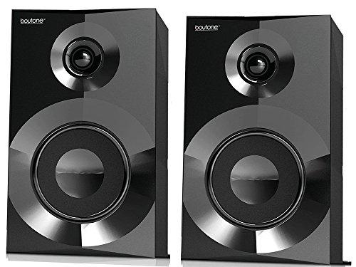 Boytone Boytone BT-210FD, Ultra Wireless Bluetooth Main unit, Powerful Sound with Powerful Bass System 30 watt, Excellent Quality Clear Sound & FM radio, with Remote Control Aux Port, SB/SD/ for Smartphone\'s , Tablets , Desktop Computers , Laptops ,Black Co