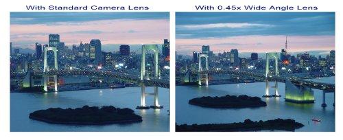 Hila Optics 0.43x High Definition Wide Angle Conversion Lens for Sony Cyber-Shot DSC-QX100 (Includes Lens/Filter Adapter)