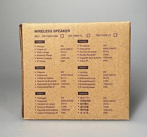 Onforu Onforu Portable Bluetooth Speaker for Bike, IP65 Waterproof & Dustproof Mini Outdoor Shower Travel Speaker, Bluetooth 5.0, Wireless Bicycle Speaker with Loud Sound for Riding, Ideal Gifts