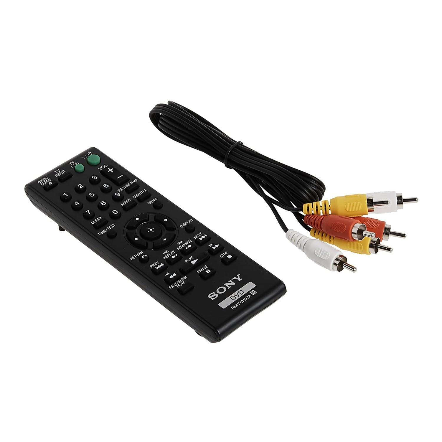 Sony Sony DVP-SR510H 1080p Upscaling DVD Player Bundle with CD/DVD Lens Cleaner (2 Items)