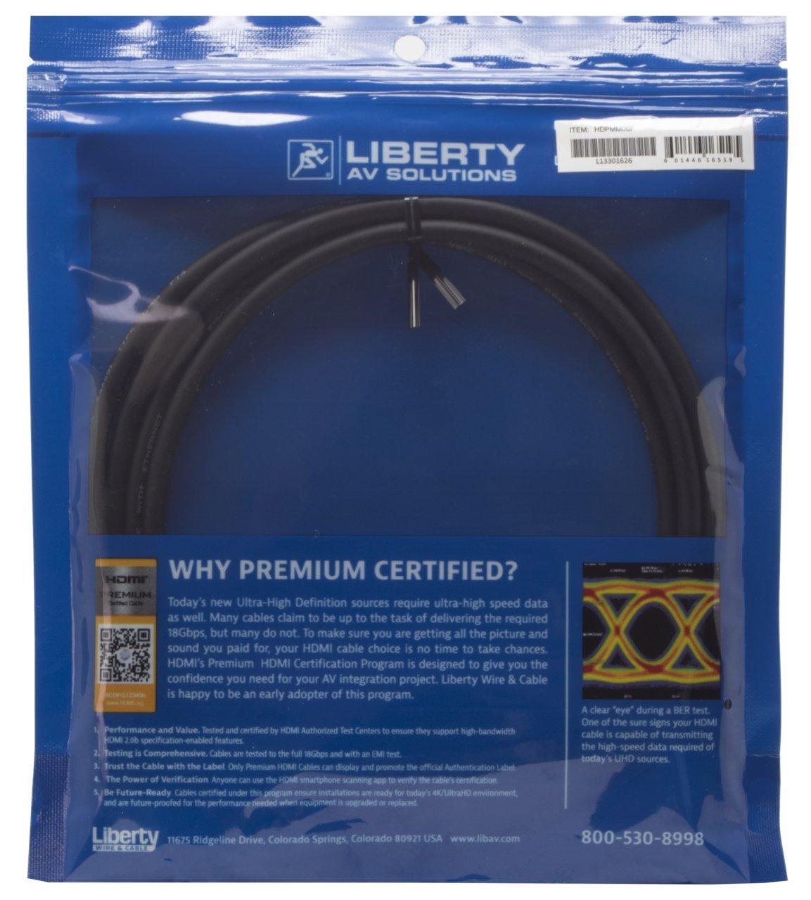 Liberty Wire & Cable Liberty Premium High Speed HDMI Cable HDPMM (24ft)