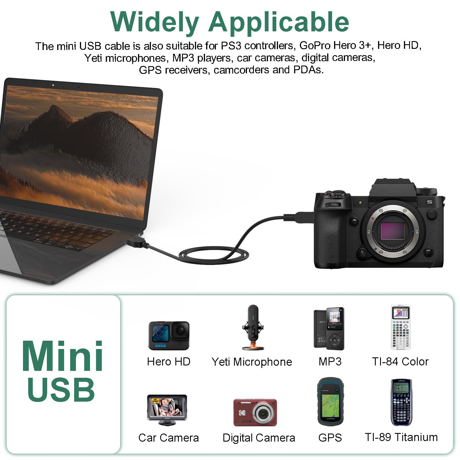 Gneinour Gneinour TI-84 Plus CE Charger Compatible with Texas Instruments Calculators TI 89 Titanium, TI Nspire CX II CAS, TI84 Plus CE Color C Silver Calculators, TI Nspire CX CAS Charger, 2.6ft