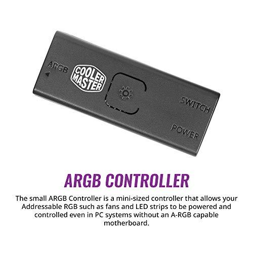 Cooler Master Cooler Master MasterBox MB520 ARGB - ATX PC Case with Tinted Front Panel, 3 x 120mm Pre-Installed Fans, Glass Side Panel, Flexible Air Flow Configurations - ARGB