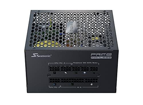 Seasonic Seasonic PRIME FANLESS PX-500, 500W 80+ Platinum, Full Modular, ATX12V & EPS12V, True Fanless Design, 12 Year Warranty, Perfect Power Supply for situations that demand silence from the equipment