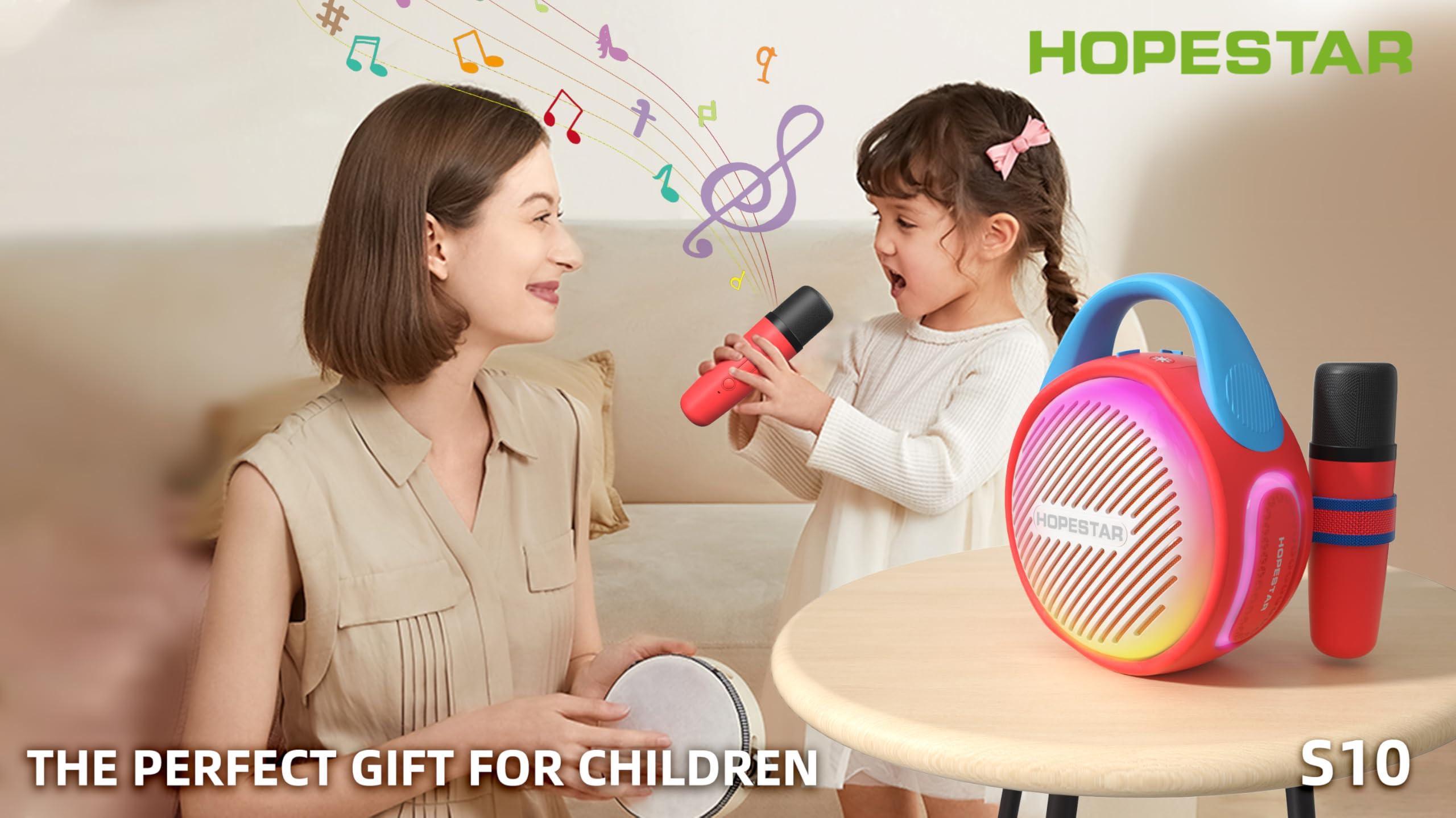 WorryFree Gadgets Portable Wireless 20W Waterproof Bluetooth Karaoke Speaker with Two Microphones for Kids, 3600mAh, Stereo Audio, AUX/TF Card (Green)