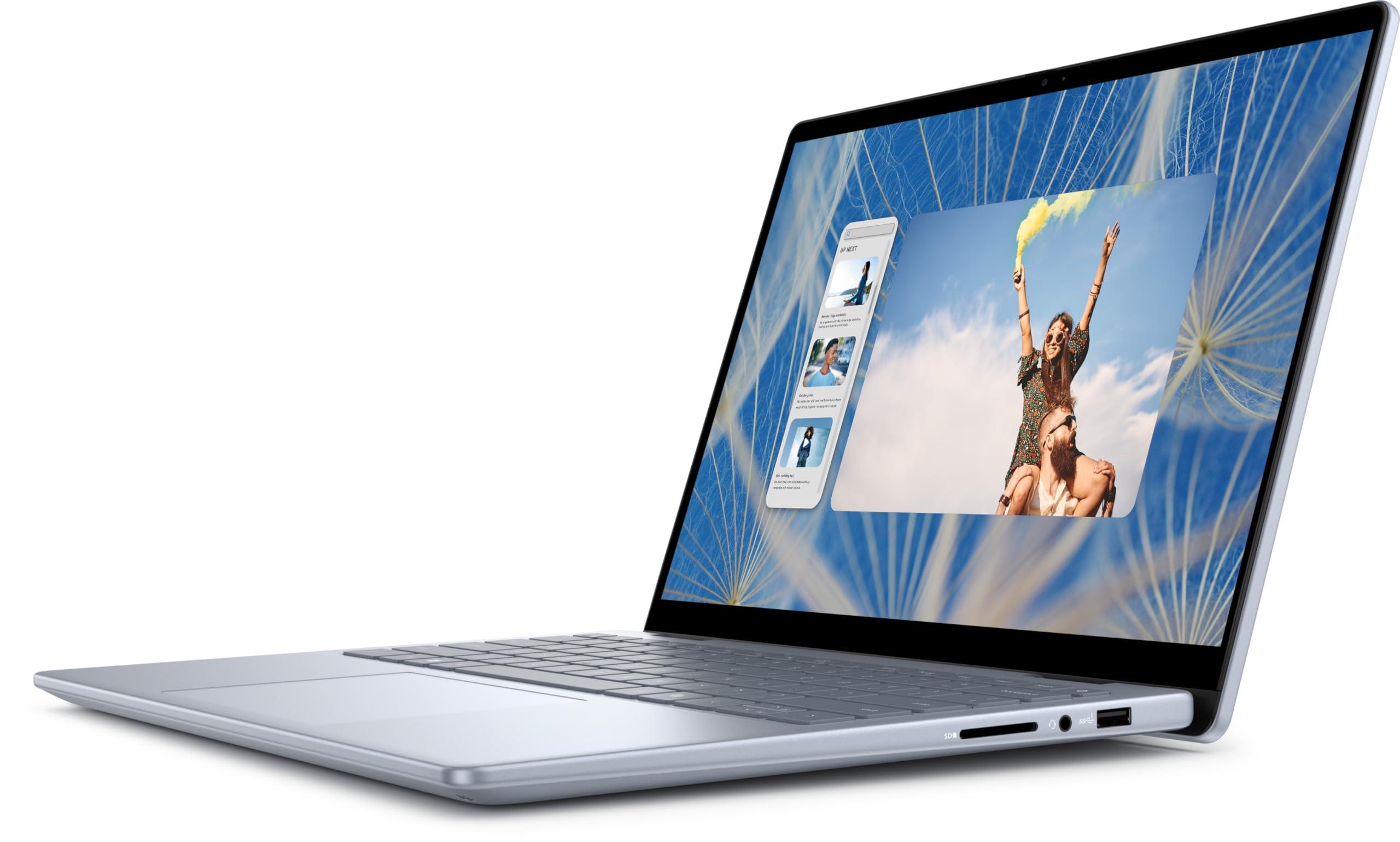 Dell Dell Inspiron 14 2-in-1 2024 Personal Laptop ~ 14" WUXGA 60Hz IPS Touch ~ Intel 5 120U ~ 8GB DDR5~512GB M.2 NVMe ~ Backlit Keyboard Fingerprint ~ Wi-Fi 6E ~ Windows 11 Home ~ Ice Blue