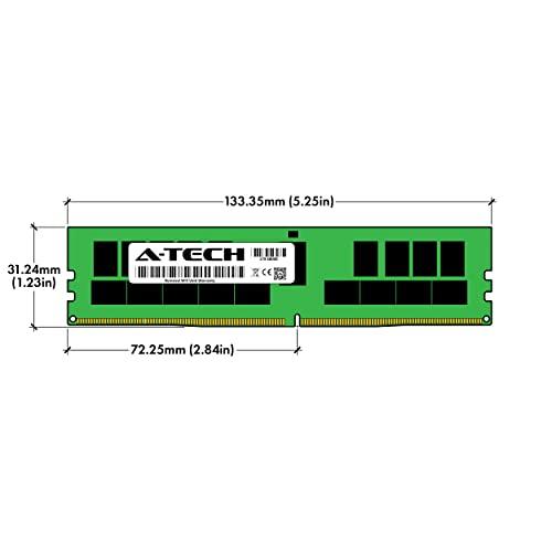 A-Tech A-Tech 32GB Kit (2x16GB) DDR4 2400MHz PC4-19200 ECC RDIMM 2Rx4 Dual Rank 1.2V ECC Registered DIMM 288-Pin Server & Workstation RAM Memory Upgrade Modules (A-Tech Enterprise Series)