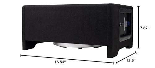 Jensen Jensen JW10A 10" Subwoofer in Multi-Mounting Vented Enlosure with Built-in MOSFET Powered Amplifer