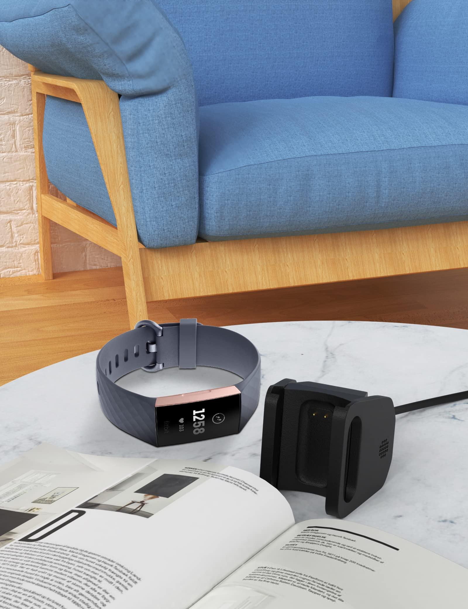 Sinoacc Sinoacc Charger for Fitbit Charge 3 Replacement USB Charging Cable Cord for Fitbit Charge 3 Fitness Activity Tracker 3.3Ft/1M