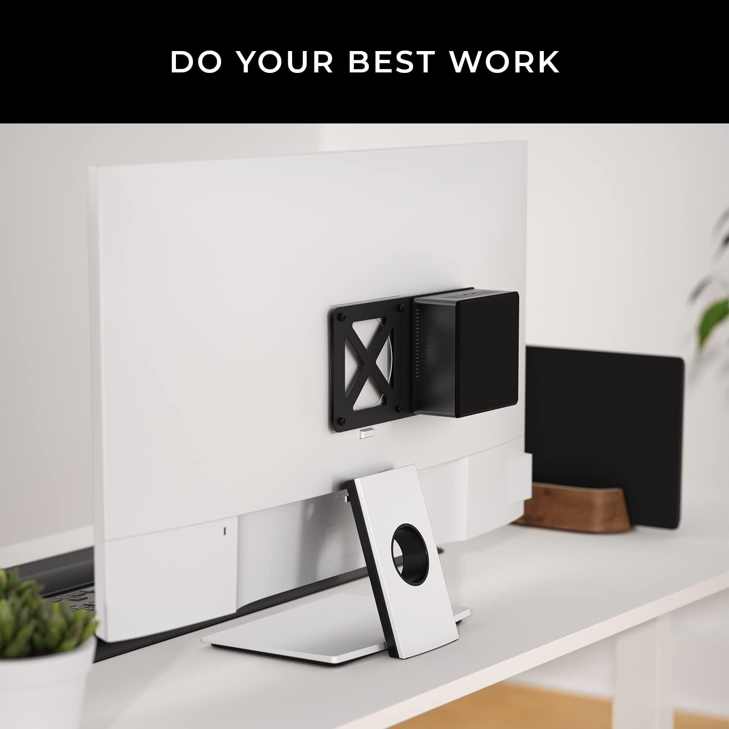 HumanCentric HumanCentric Mounting Bracket Compatible with Intel NUC | VESA Monitor Arm Extension Plate Compatible with The NUC Mini PC Computer