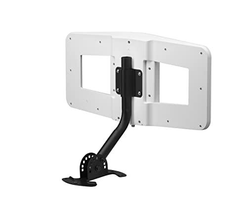 One For All One For All Amplified Attic/Outdoor HDTV Antenna for 1080P 4K Free TV Channels, 85 Miles Long Reception Range, Fixing Materials Included, White Model 17421