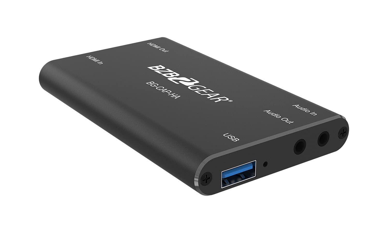 BZB GEAR BZBGEAR USB 3.0 1080P FHD Powered HDMI Capture Card - BG-CAP-HA