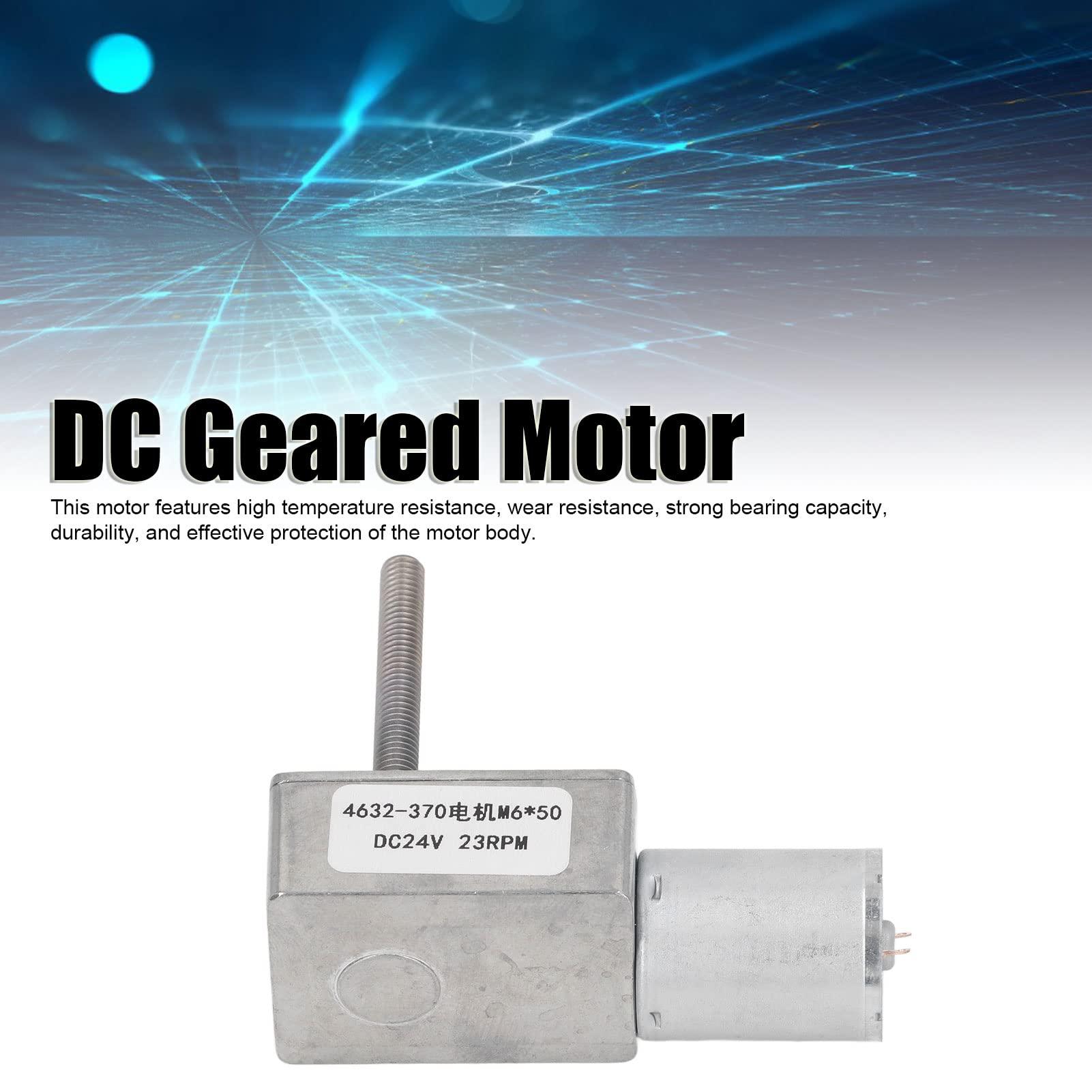 Focket DC Gear Motor, DC Gear Motor, Wearresistant Toughness, Snail DC24V for Small Winch (23RPM)