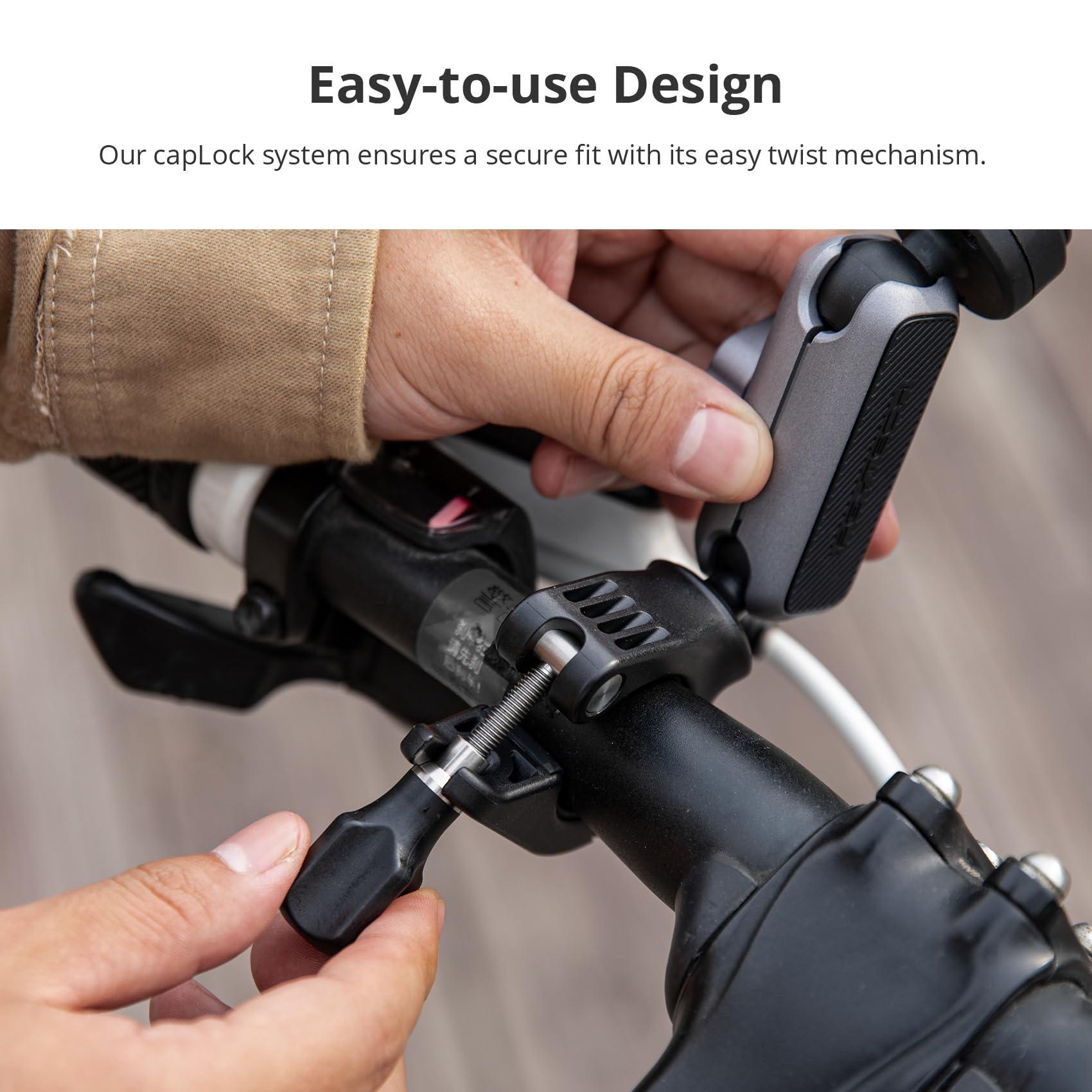 PGYTECH PGYTECH CapLock Suction Mount + Bike Motorcycle Handlebar Mount for DJI OSMO Action, Gopro Hero, OSMO Pocket