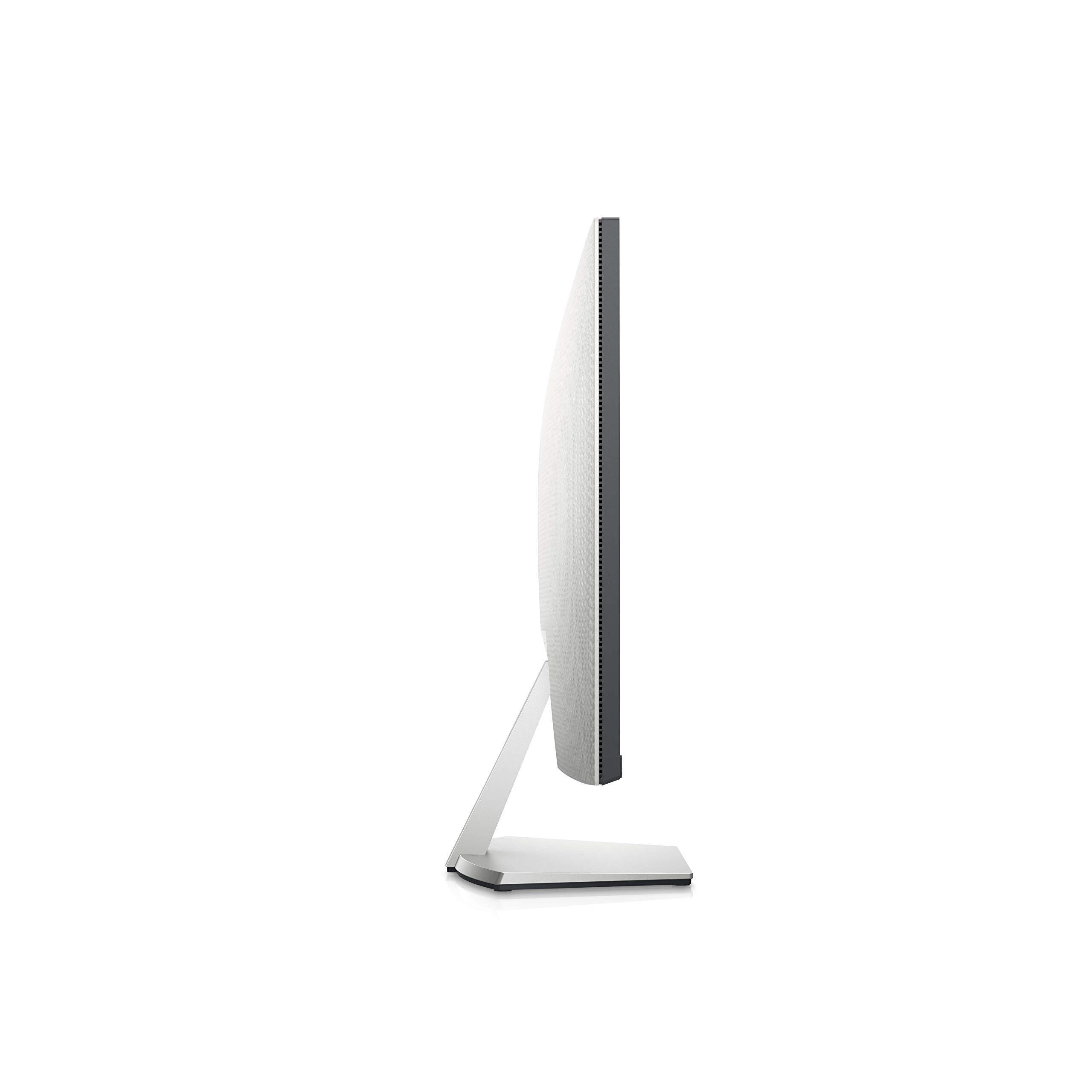 Dell Dell S2721D 27 Inch 1440p QHD, IPS Ultra-Thin Bezel Monitor, AMD FreeSync, HDMI, DisplayPort, Built in Speakers, VESA Certified, Silver (Renewed)