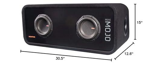 Helmet Memphis Audio MJME6D1 Dual 6.5 inch Loaded Subwoofer Enclosure