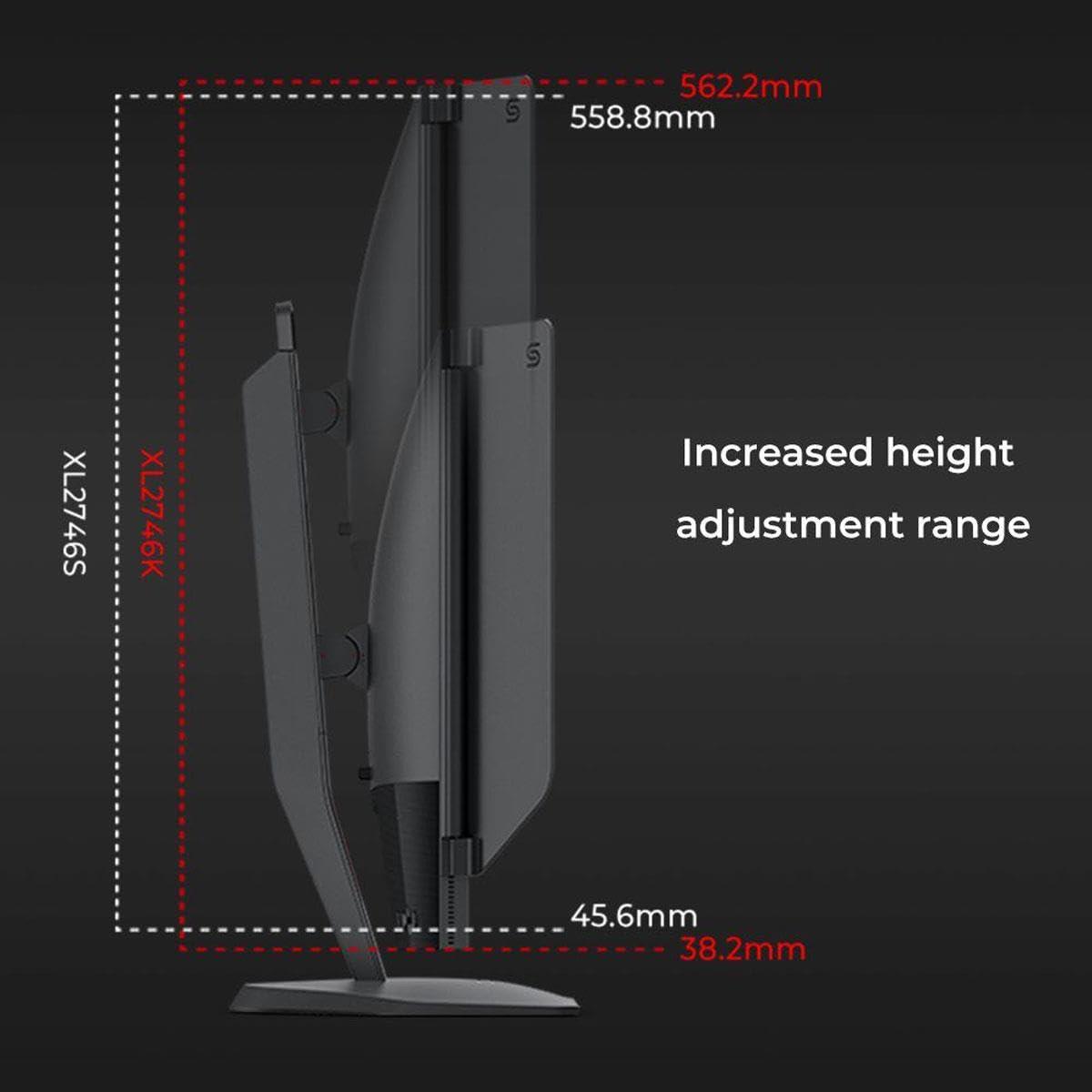 BenQ BenQ Zowie XL2586X | 24.1 | Fast TN 540Hz Gaming Monitor for Esports | Motion Clarity DyAc2 | 1080p | XL Setting to Share | Shielding Hood | New Industrial Grade Ball Bearing Height Adjustment