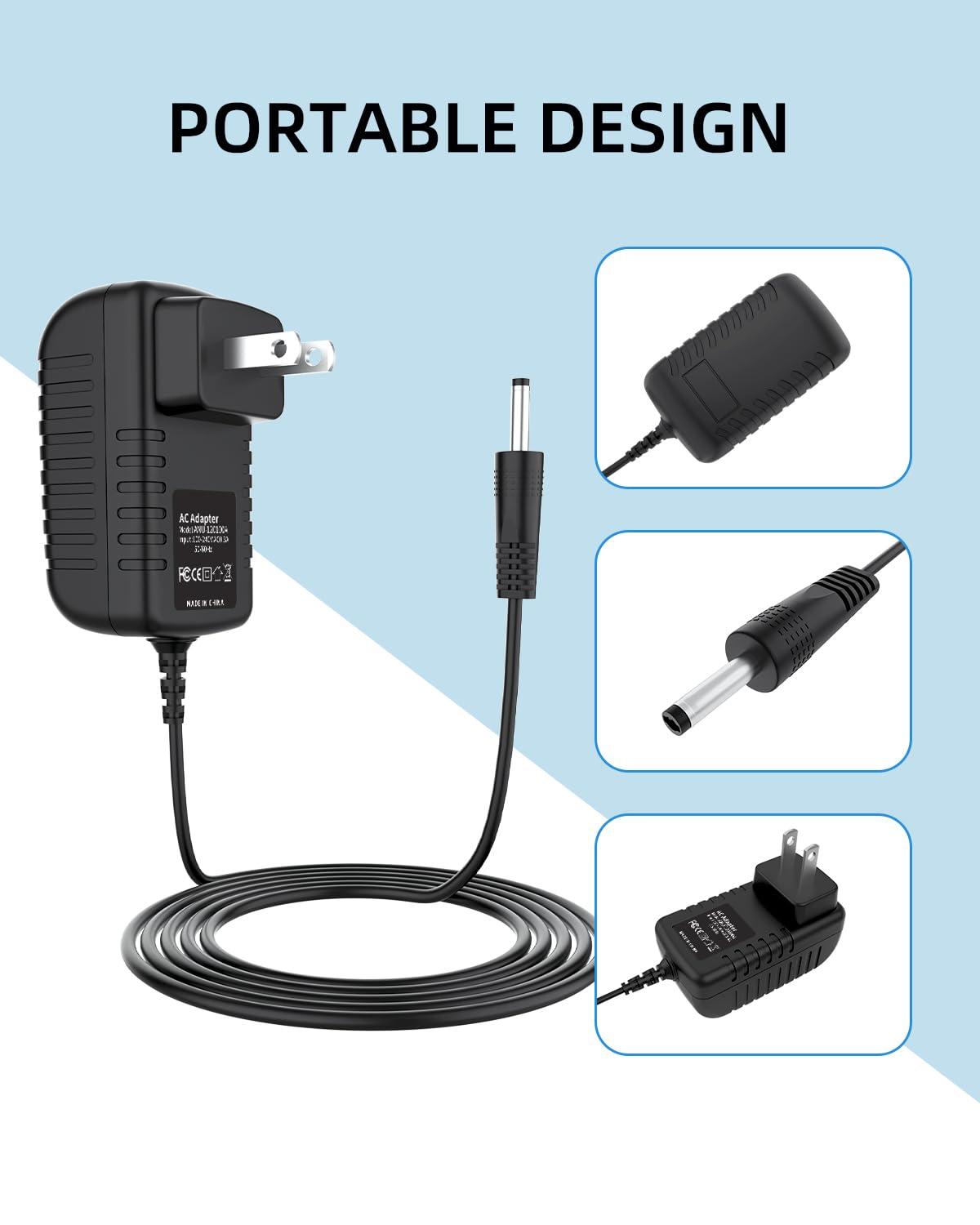 K-MAINS K-MAINS 12V AC/DC Adapter Compatible with RockJam Rock Jam RJ761 RJ-761 BT RJ761BT RJ-761BT 61 Key Electronic Piano Keyboard w/Bluetooth RJ761SK RJ761-SK 12VDC 1000mA 12W DC12V 1A 12.0V Power Supply