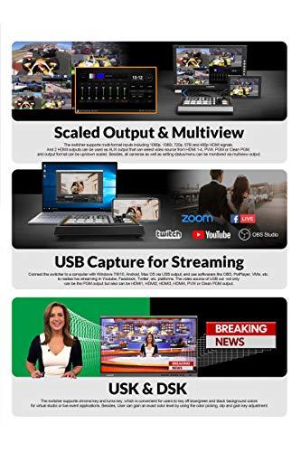 Lilliput AVMATRIX HVS0402U Micro 4 Channel HDMI Live Streaming Video switcher